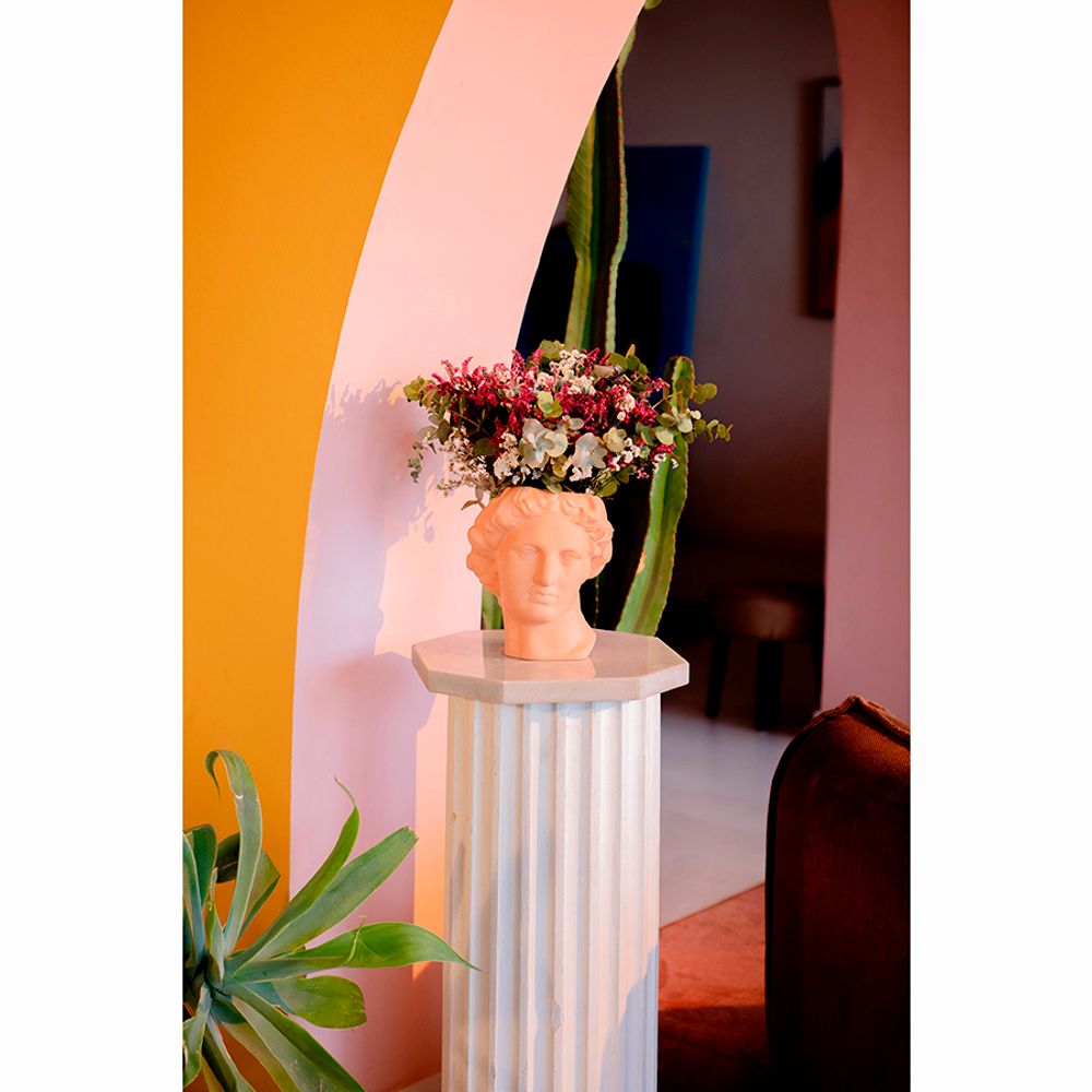 Ваза для цветов Apollo, 23,4 см, терракотовая