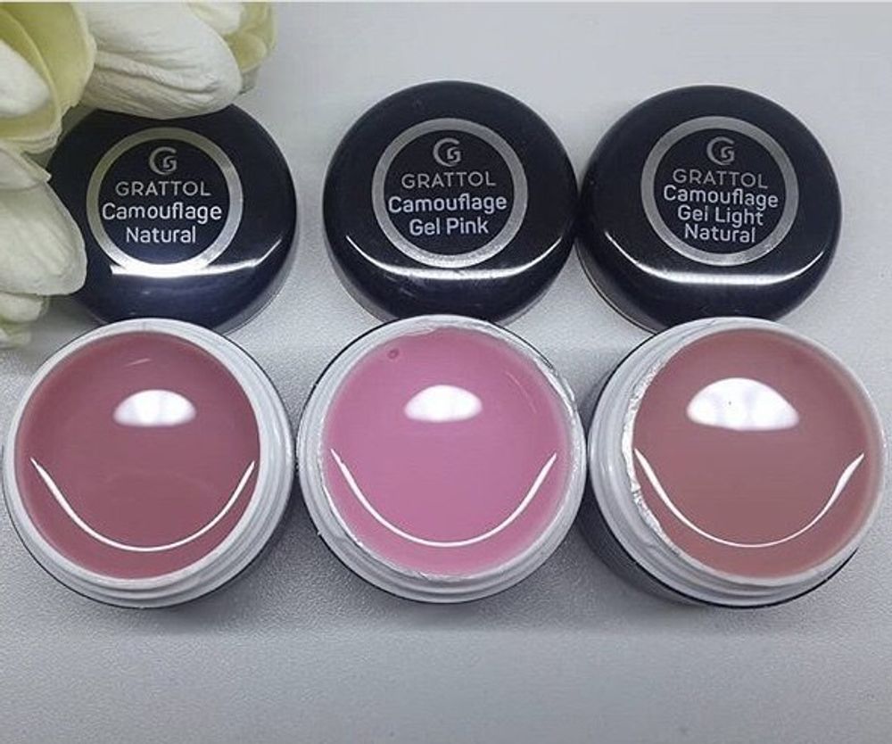 Grattol Camouflage Gel Pink - Гель камуфлирующий
