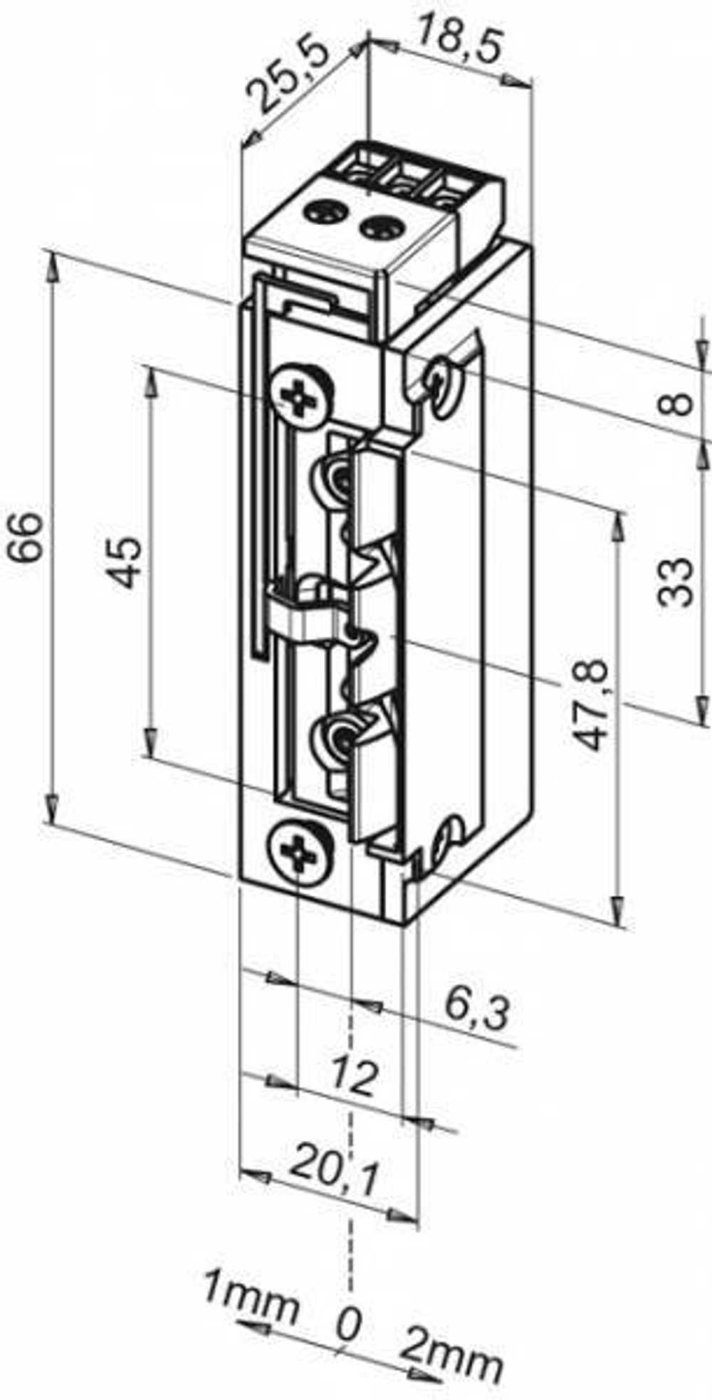 Электрозащелка effeff 118F.23