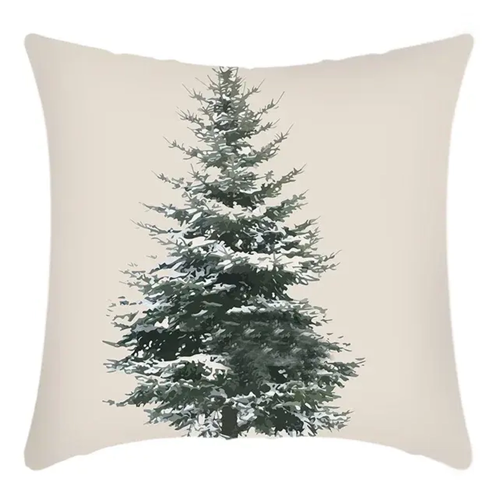 Наволочка Ель 45x45 см, полиэстер