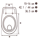 Сиденье для унитаза «Ирида»