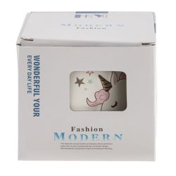 GAEM Кружка с крышкой и ложкой, 430 мл, L8,5 W8,5 H9 см, 4в.