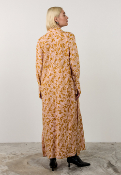 Платье макси цветок