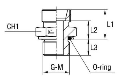Штуцер FH DS08 М14х1.5 (корпус)