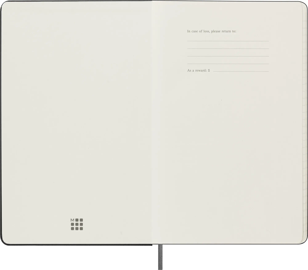Еженедельник на 2025-2026 гг Moleskine Academic WKNT (DHB18WN3) 13х21см, твердая обложка, черный