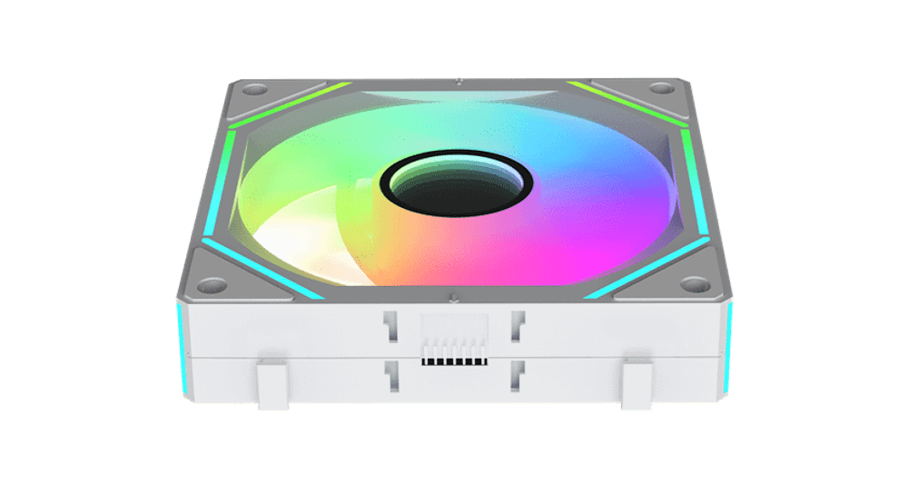 Вентилятор для корпуса Ocypus Gamma F12 UNI WH ARGB 1x(123x120x25mm), 800-1800 RPM Белый