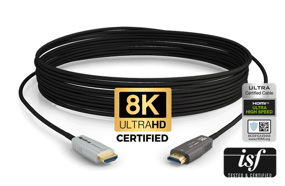 Wyrestorm CAB-HAOC-FRL-15 - активный малодымный оптический HDMI кабель( 4 сердечника) (48 Гбит/с, 8К), отсоединяемый HDMI разъем (RX), 15 метров, ARC, CEC, ALLM , FT6.