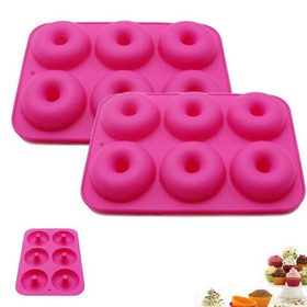 Форма силиконовая Пончик 6 шт