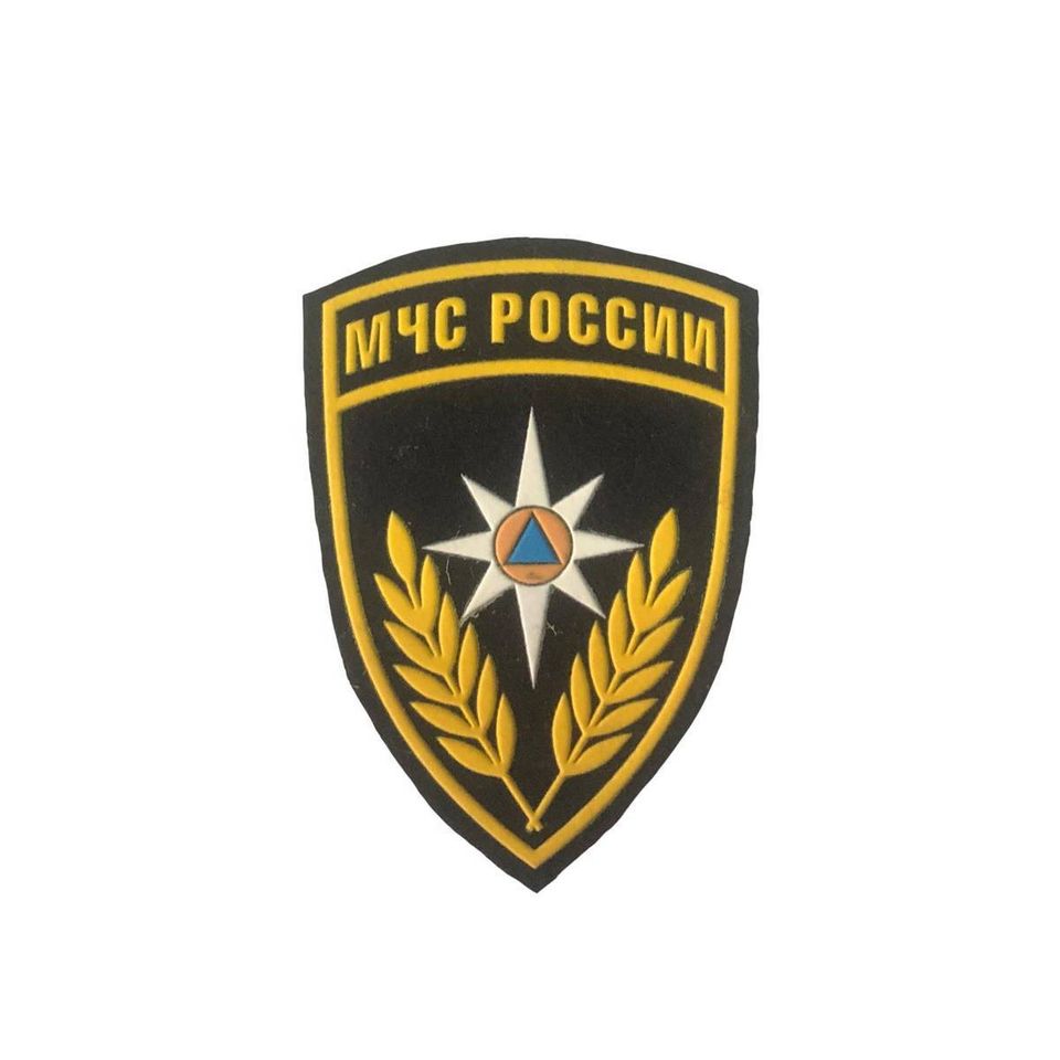Шеврон МЧС пластизоль капля