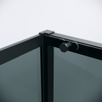 Душевой уголок Grossman Style 120х70 120.K33.05.1270.21.10 профиль Черный матовый стекло тонированное