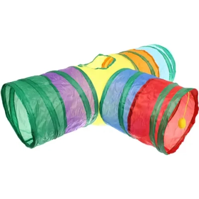 Игровой туннель для животных «МурМяу», цвет как на фото, 80*50*25см