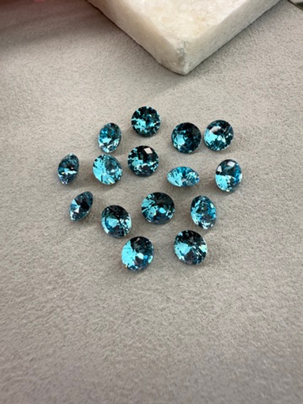 Шатон Chatone 8 мм (ss39), Dark aquamarine