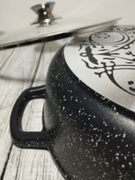 Жаровня 24см АП стекл/кр Гранит ж2411аг