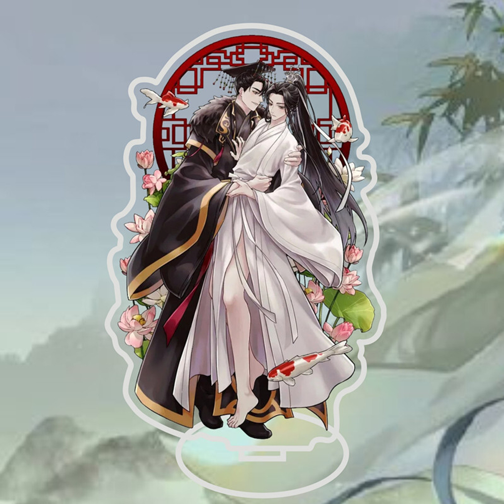 Акриловая фигурка "Хаски и его Учитель Белый Кот / Эрха - Чу Ваннин и Мо Жань"