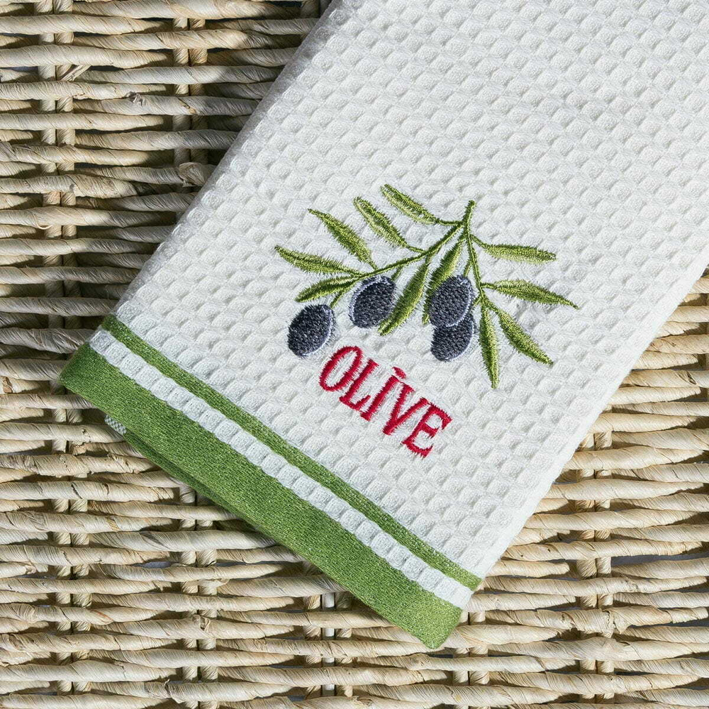 Набор кухонных полотенец 2шт 40х60 Arya home Olive