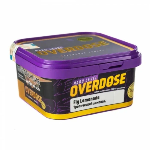 М. Табак для кальяна Overdose Fig Lemonade (Тропический лимонад), 200 гр.