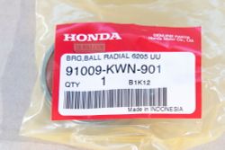 91009-KWN-901. BEARING, RADIAL BALL, 6205UU (NTN)