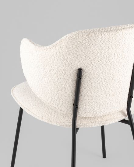 Стул Bellamy букле молочный