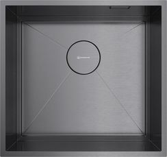 Кухонная мойка Omoikiri Kasen 48-26-INT-GM нерж.сталь/вороненая сталь(арт.4997058)