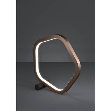 Светодиодная настольная лампа с регулировкой цветовой температуры LED 7W 2200К-6500K 65690 чёрный/бронза Estrella Eglo