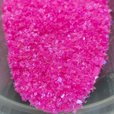 Хлопья Неоновые Розовые для дизайна ногтей, маникюра, бодиарта, макияжа...