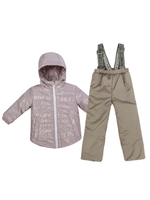 Комплект "Катюша" сирень/серый р.98 (АксАрт)