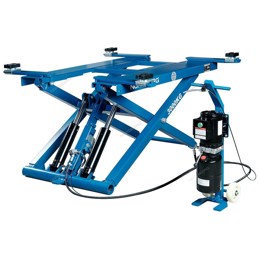NORDBERG (N634-3_220) Подъемник ножничный мобильный 220В, г/п 3т