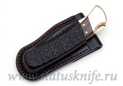 Чехол кожаный черный Buck 110фотография - 1