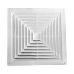 Пластиковая потолочная решётка диффузорного типа 600x600