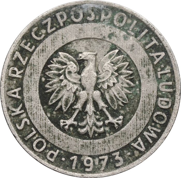 20 злотых 1973 Польша VF