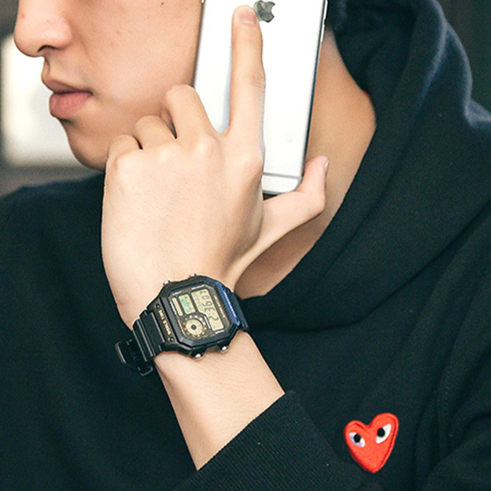 Часы CASIO YOUTH STANDARD 100, AE-1200WH-1B