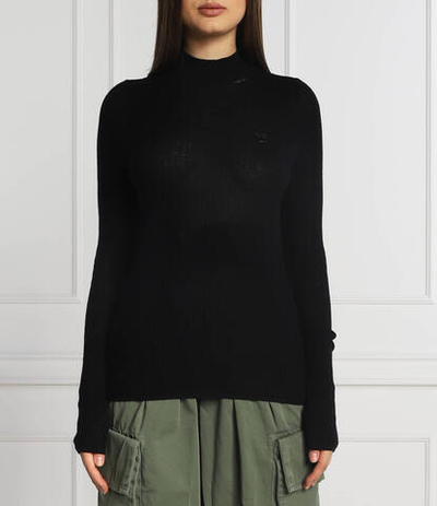 Хлопковый свитер negroni lupetto Pinko - черный(1G181T A02T)