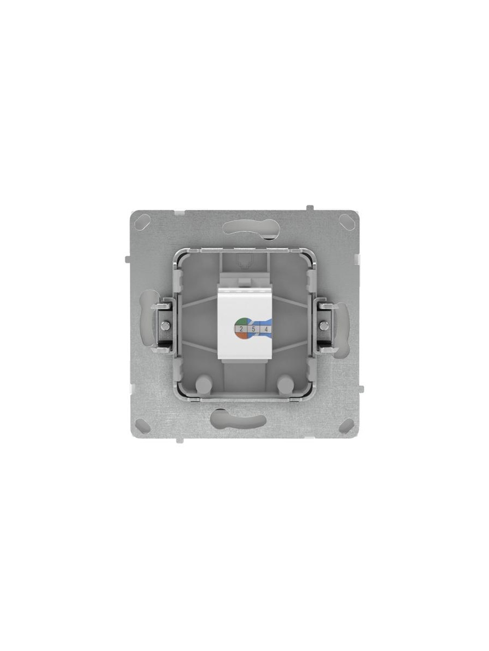 Розетка компьютерная 1-м KANT RJ45 кат.5E без шторки бел. песок DKC 7010663