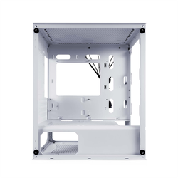Корпус для компьютера 1STPLAYER Корпус TRILOBITE T3-G White / mATX, TG / 4x 120mm LED fans inc. / T3-G-WH-4F1-W