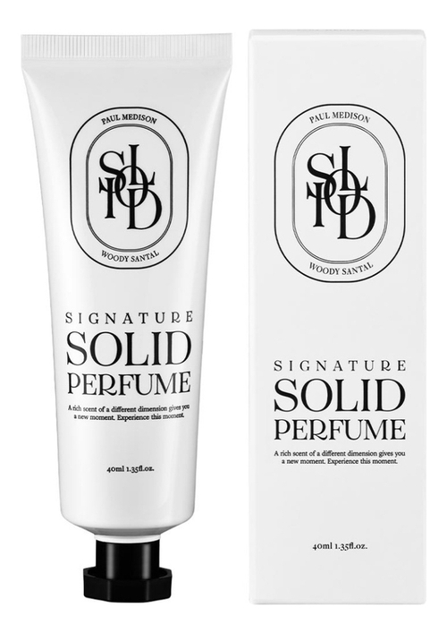 PAUL MEDISON Парфюмированный крем для тела с ароматом древесного сандала - Signature Solid Perfume Woody Santal ,40мл