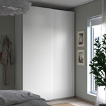 Шкаф-купе PAX HASVIC IKEA комбинация с 2 полками (белый)  140*50*260