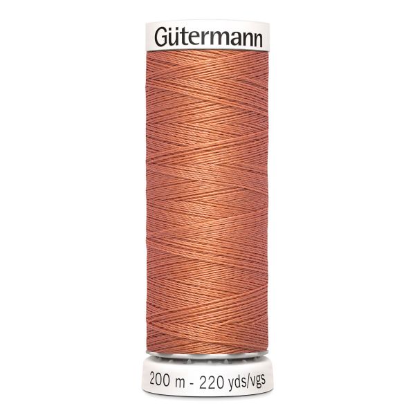 Нитки универсальные Gutermann Sew-all 100 (200 метров), 5 кат. | 377 карамельно-абрикосовый