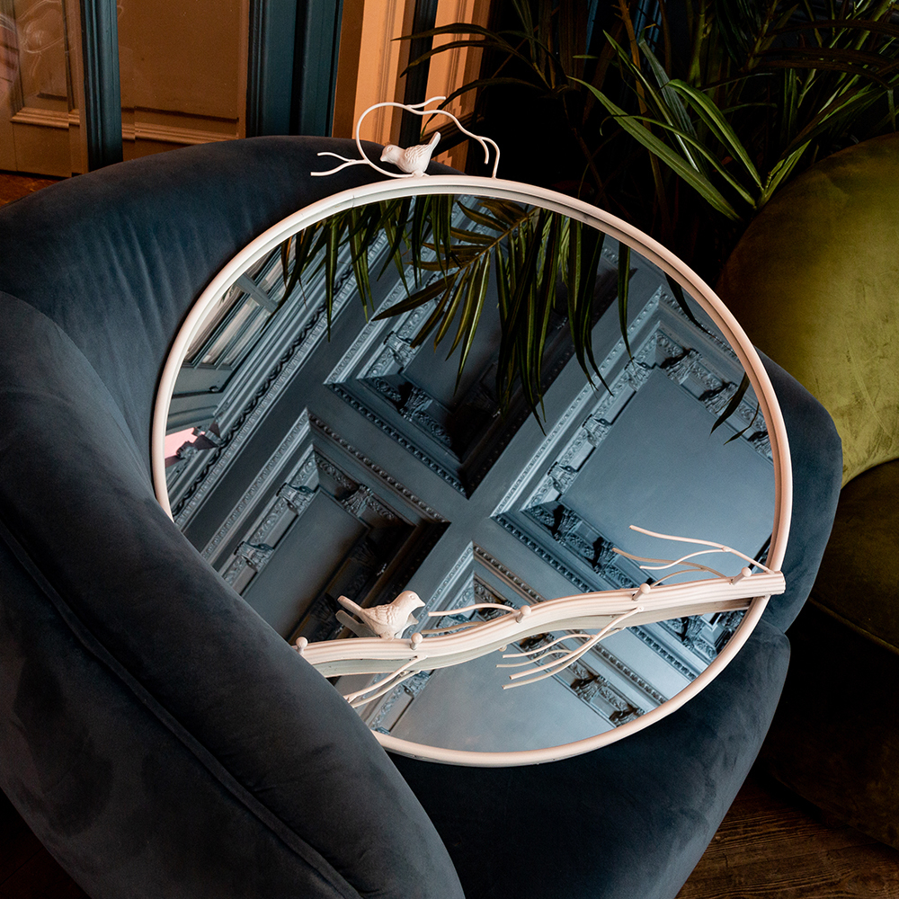 Зеркало настенное Объект мечты Багатель Уайт