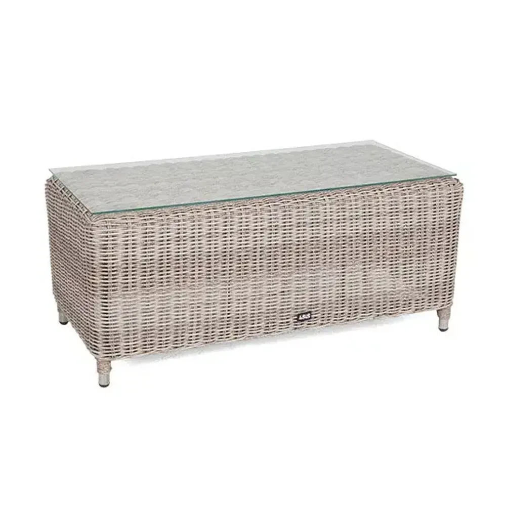 "Кон Панна" столик журнальный из искусственного ротанга, цвет бежевый