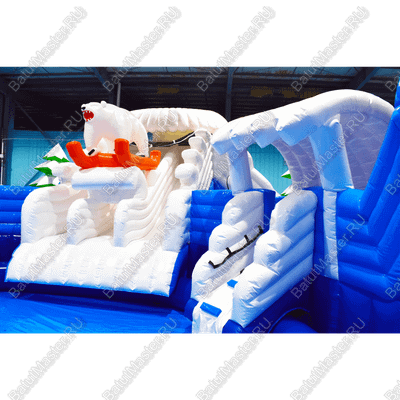 Наземный надувной аквапарк «Морское царство» 16,5*14*6 м