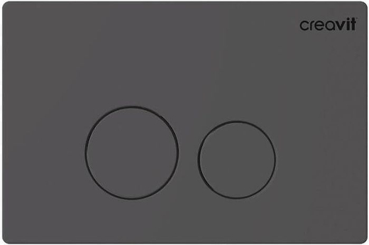 Кнопка смыва Creavit Terra GP9002.04 цвет антрацит