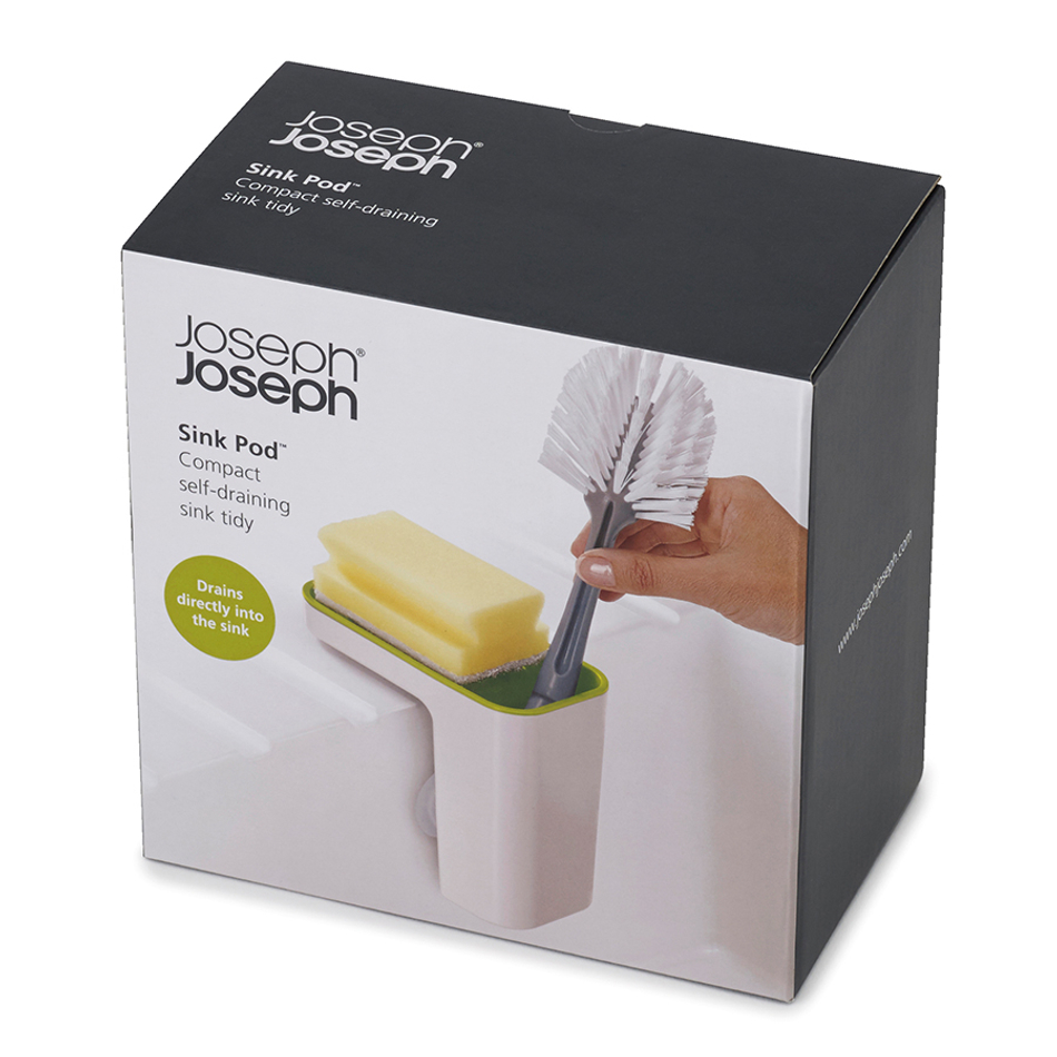 Органайзер для раковины Sink Pod зеленый, Joseph Joseph