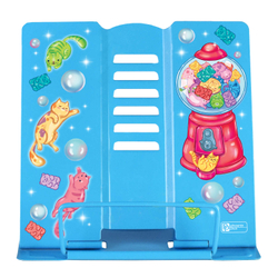 Подставка для книг и учебников, 15.8x16x12.8 см, окрашенный чёрный металл, УФ-печать