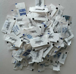 Термопаста в пакетике мини, 1-2 грамм