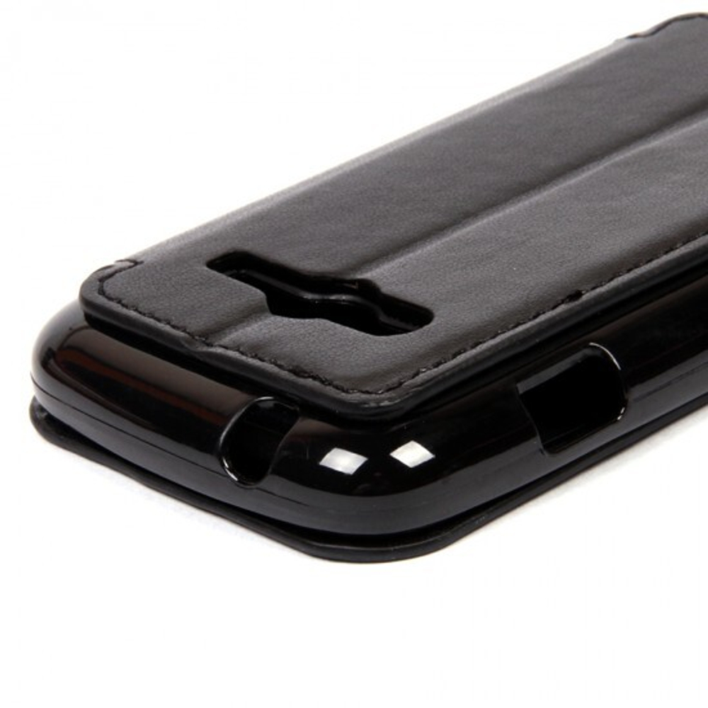 Чехол-книжка с магнитом для Samsung G313H Galaxy Ace 4 Lite, 007174-2 Черный