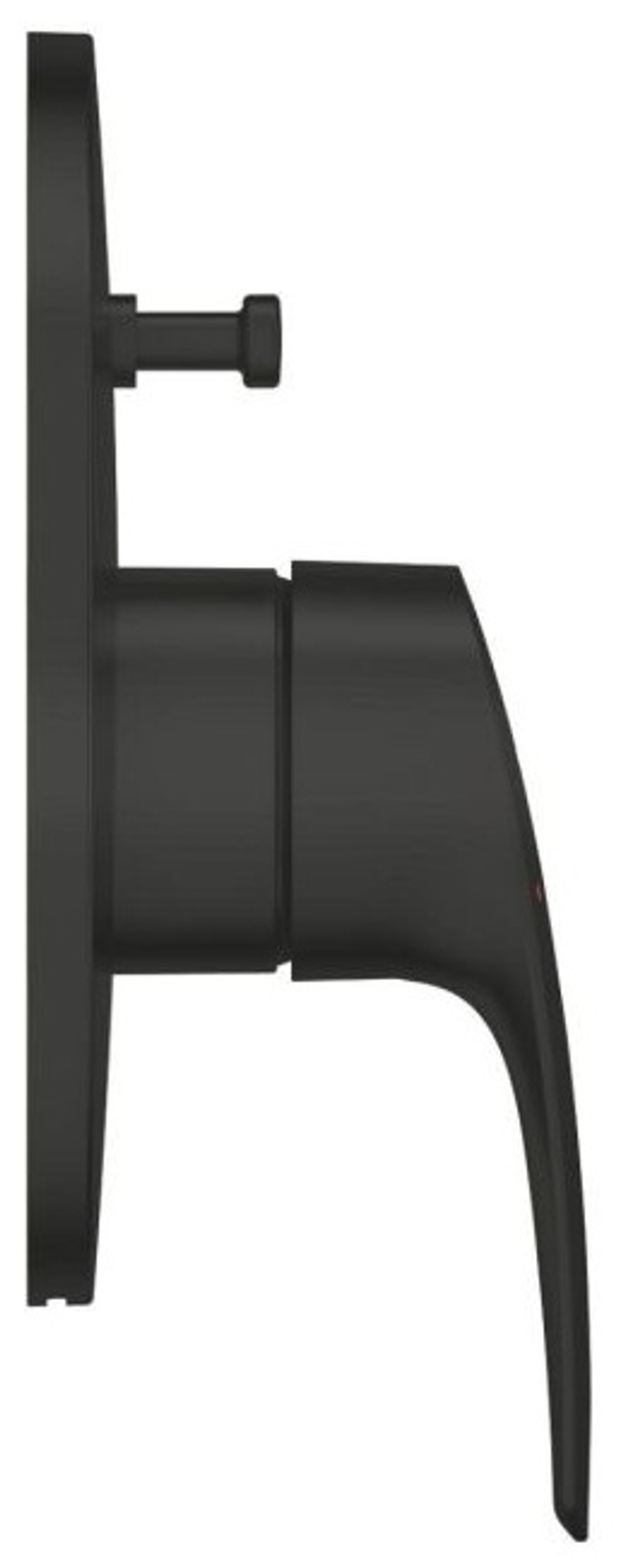 Смеситель однорычажный скрытого монтажа для ванны GROHE Eurosmart, матовый чёрный (194502433)
