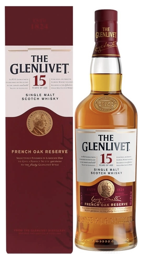 Виски The Glenlivet 15 Years Old, 0.7 л