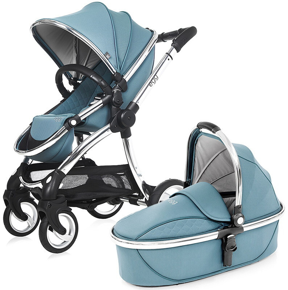 Детская коляска Egg 2 в 1 Cool Mist & Chrome