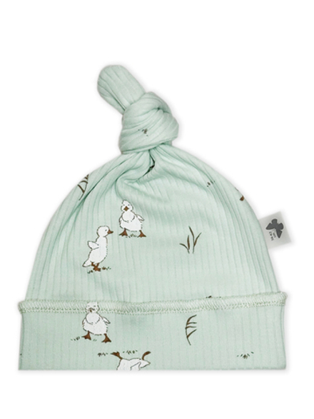 Шапочка Узелок Утята Рубчик Нефрит RinaAmari