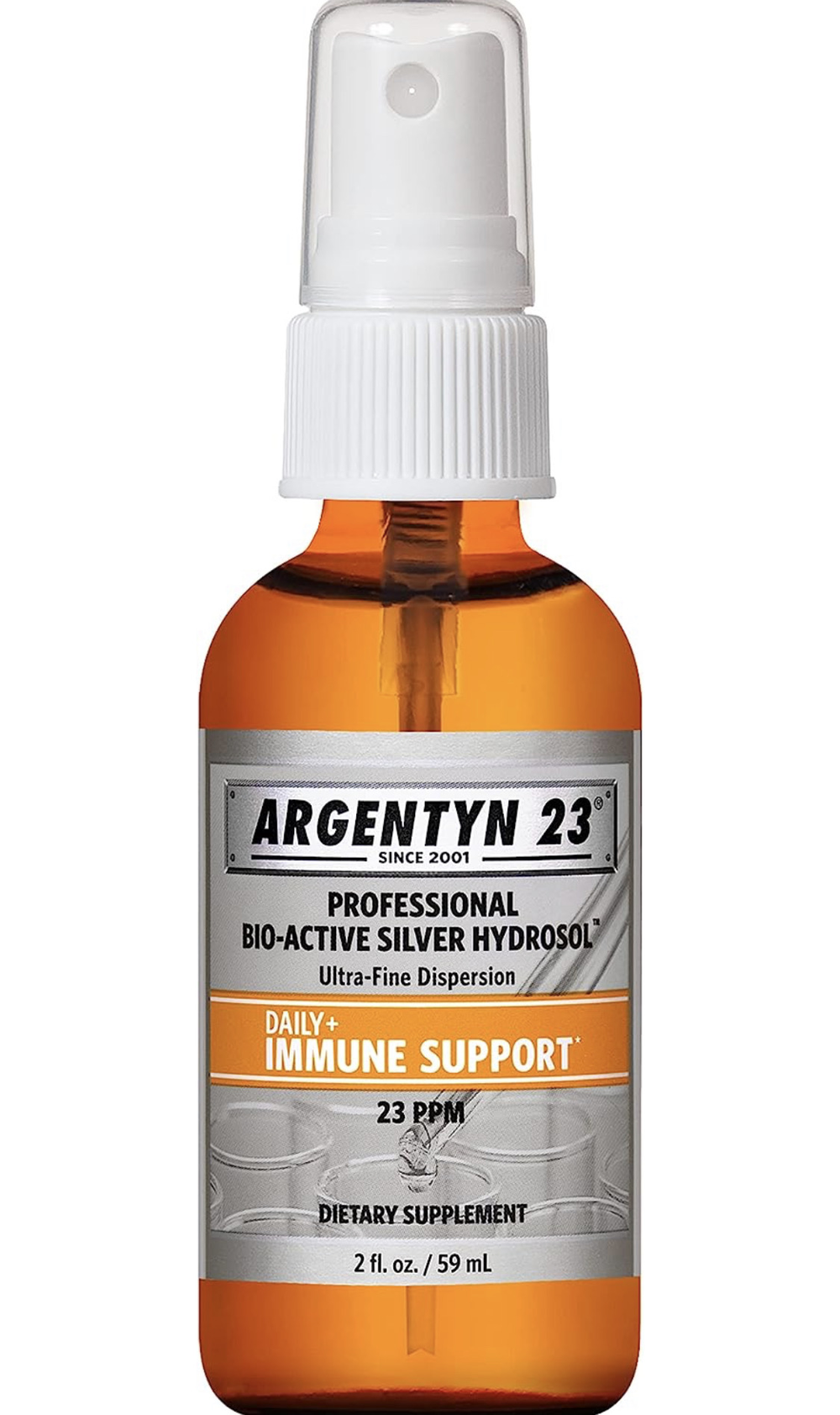 Sovereign Silver, Argentyn 23, Professional Bio-Active Silver Hydrosol, 2 fl oz (59 ml) spray